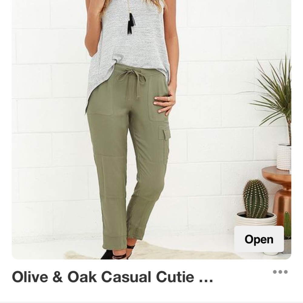 Olive+Oak Olive Green Joggers